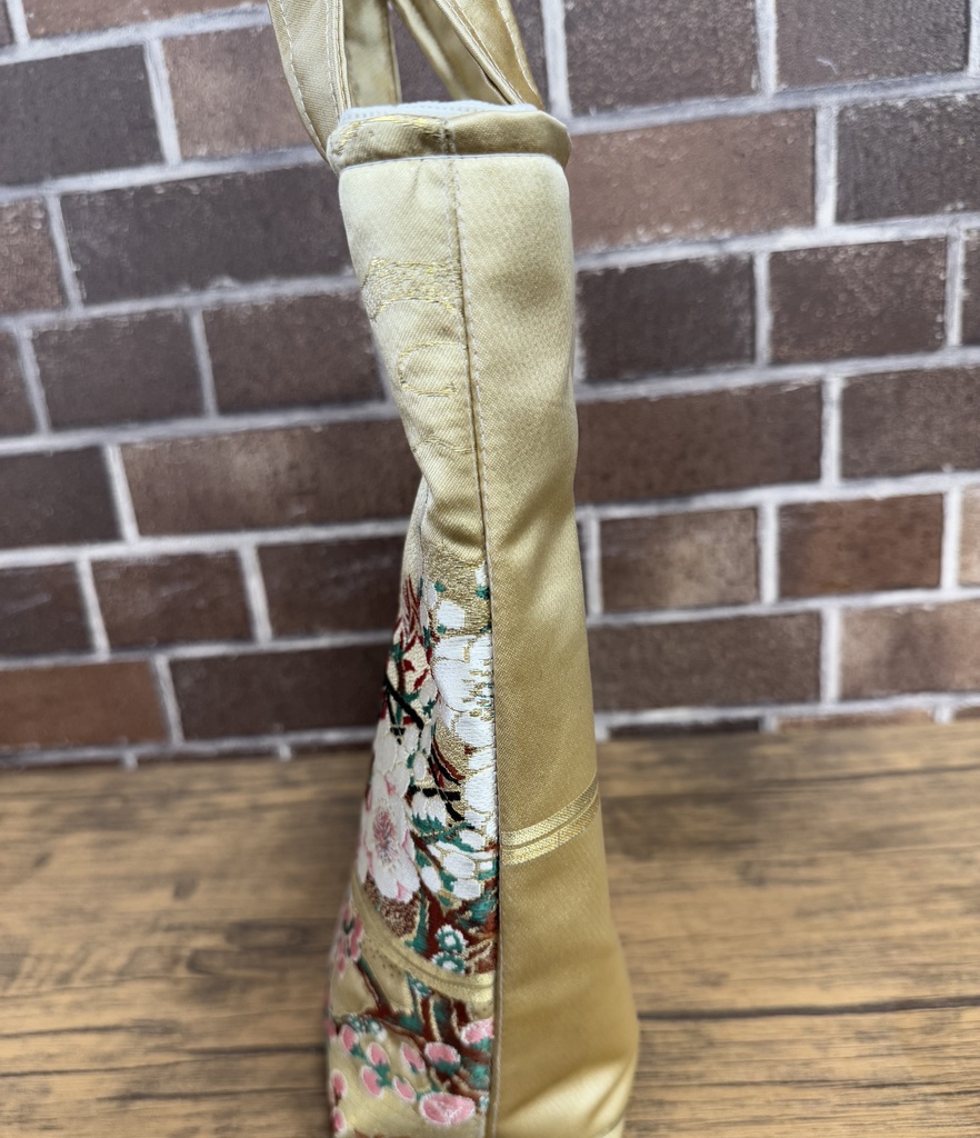 着物のリメイクバック(ゴールド)