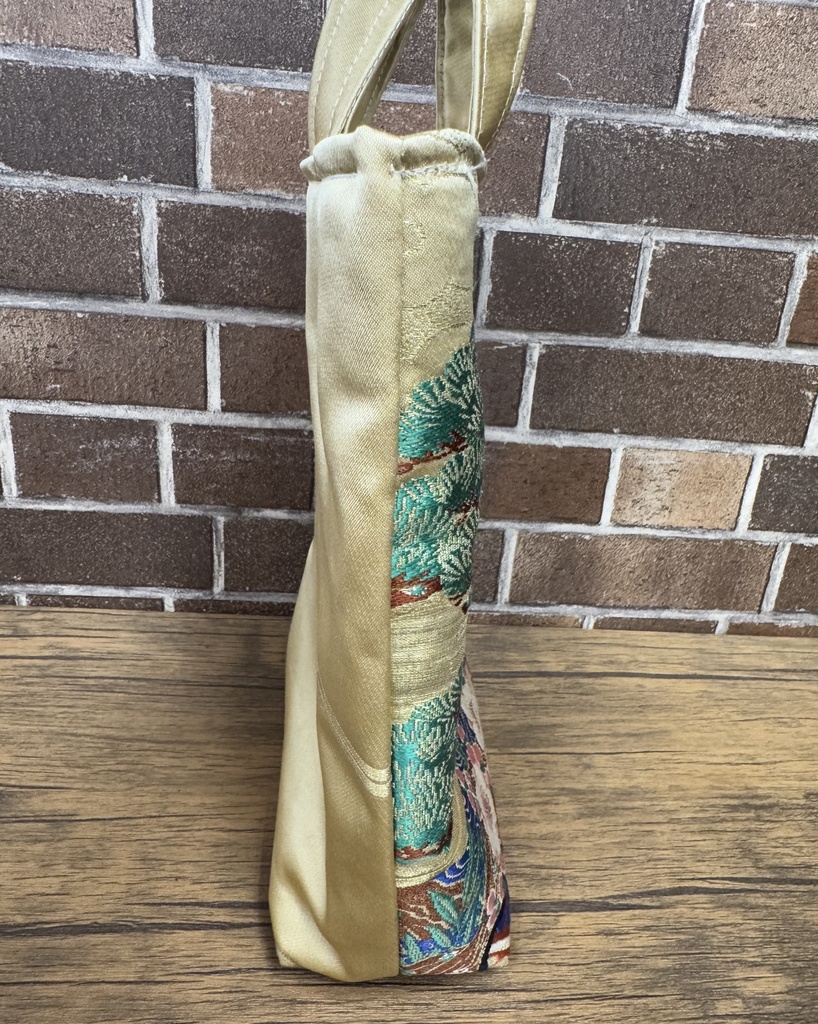 着物のリメイクバック(ゴールド)