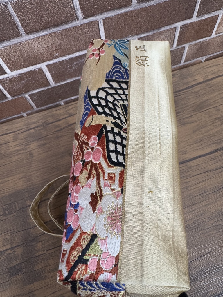 着物のリメイクバック(ゴールド)