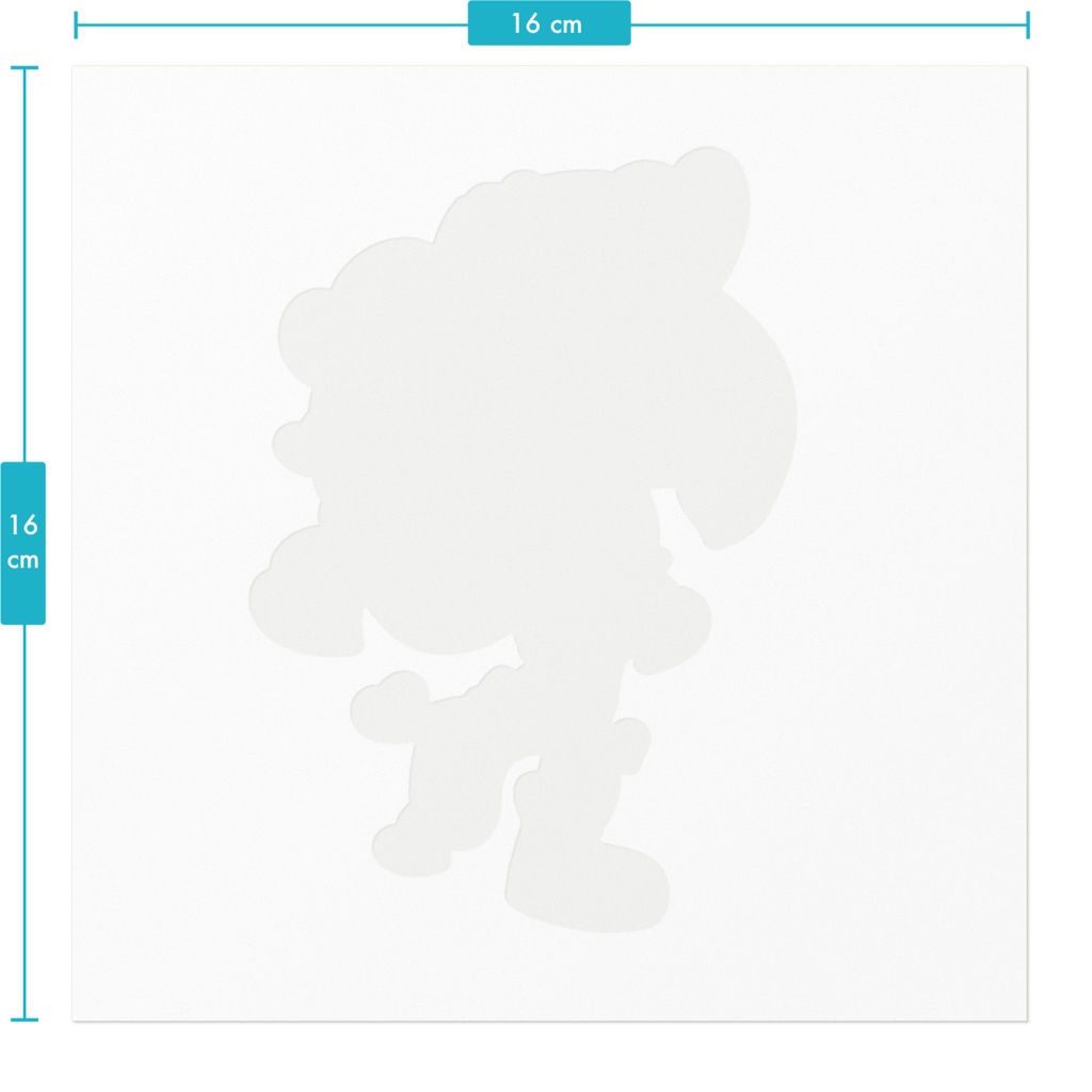 猫3人組カートゥーン風ステッカー