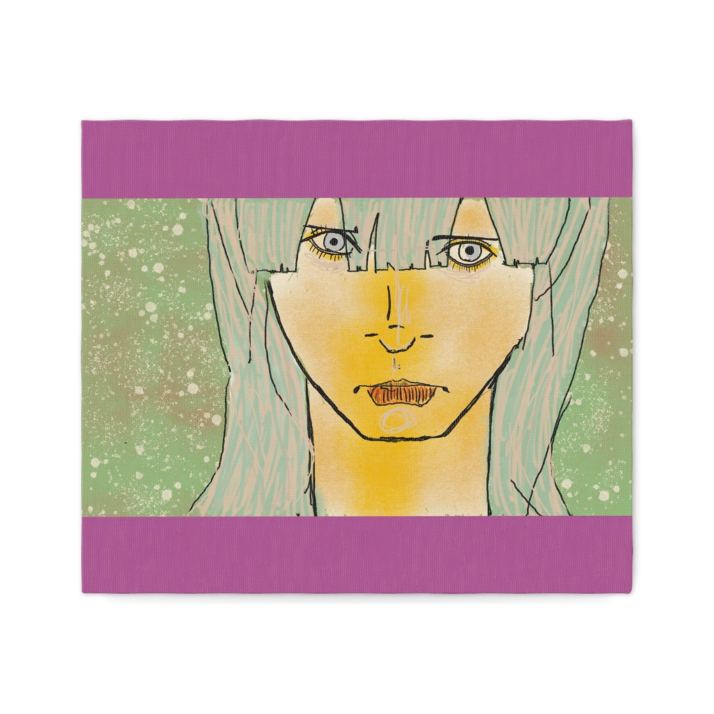 紫の女性