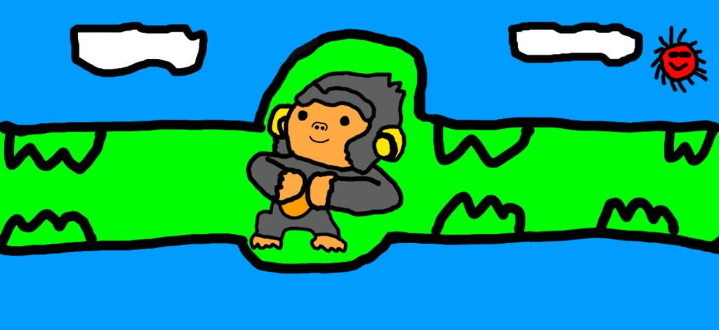 かわいいゴリラ