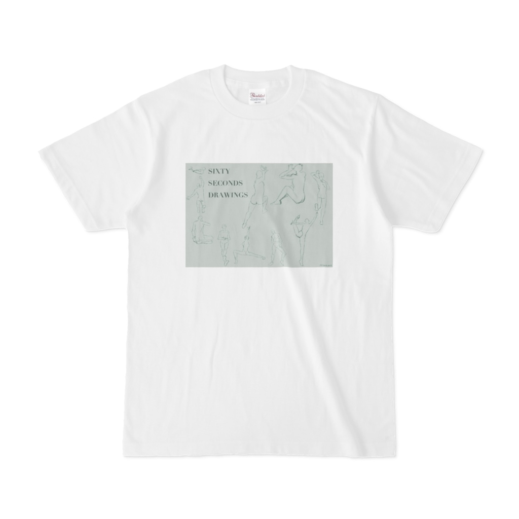 60秒ドローイングTシャツ06