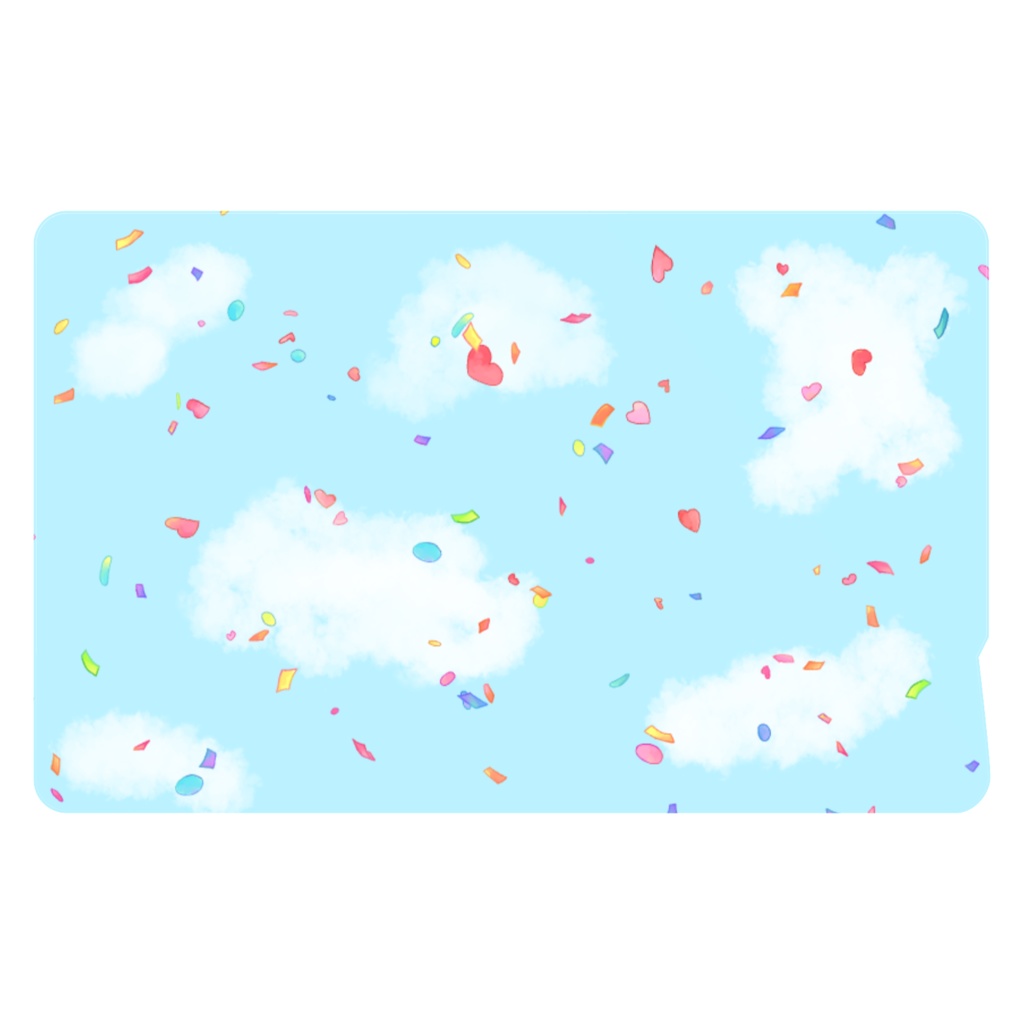 紙吹雪ステッカー