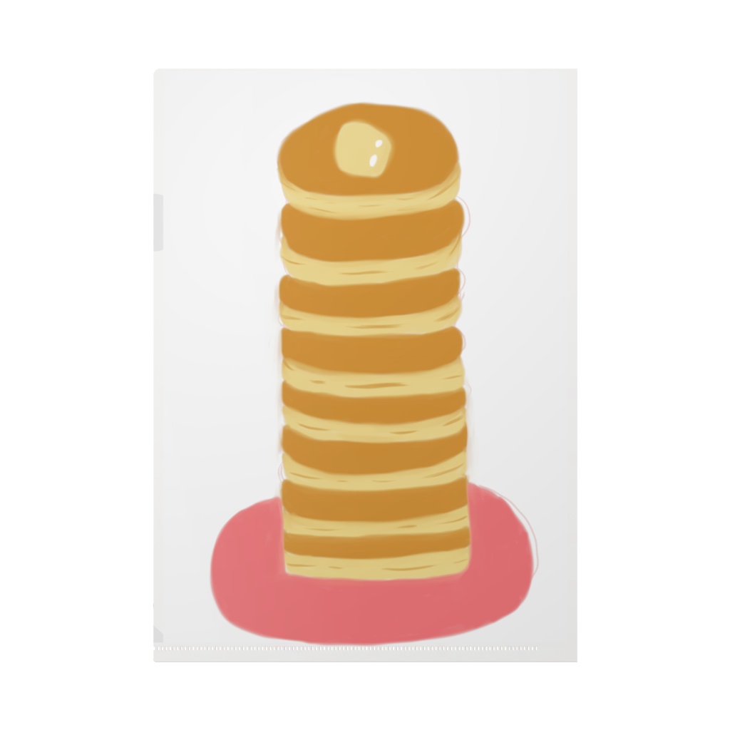 パンケーキのクリアファイル