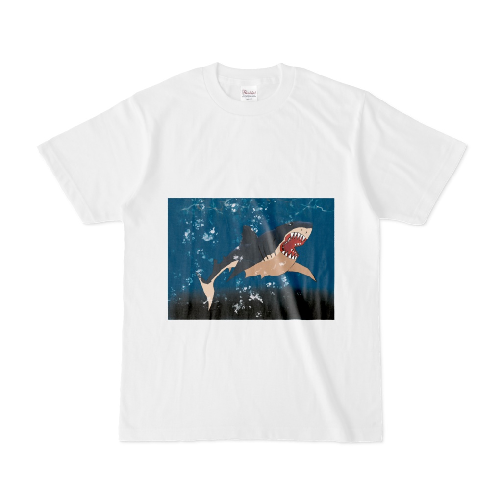 怖いサメTシャツ