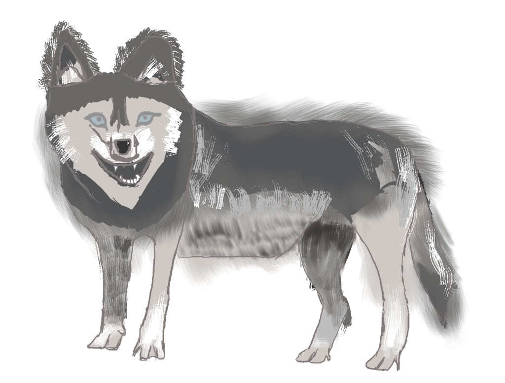 オオカミTシャツ