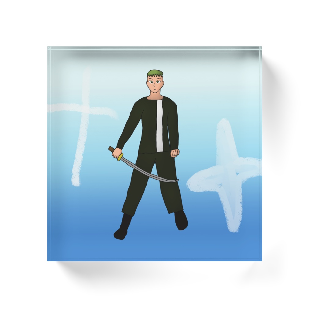 アクリルブロック、戦士