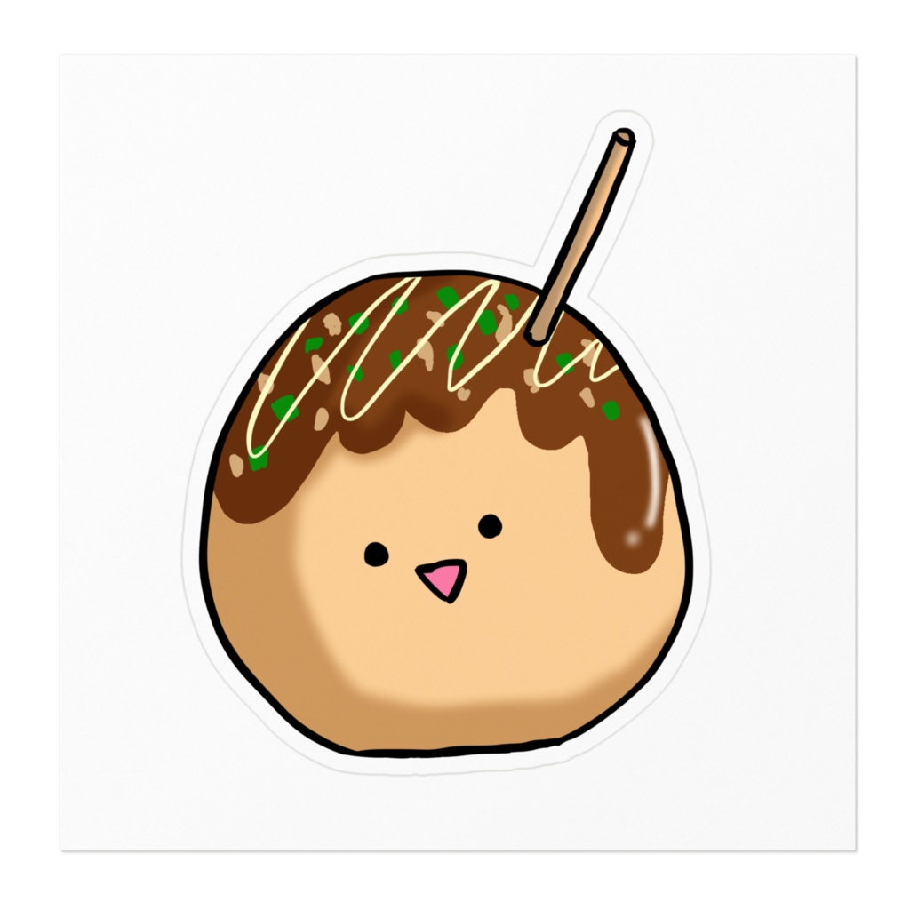 たこ焼きのステッカー