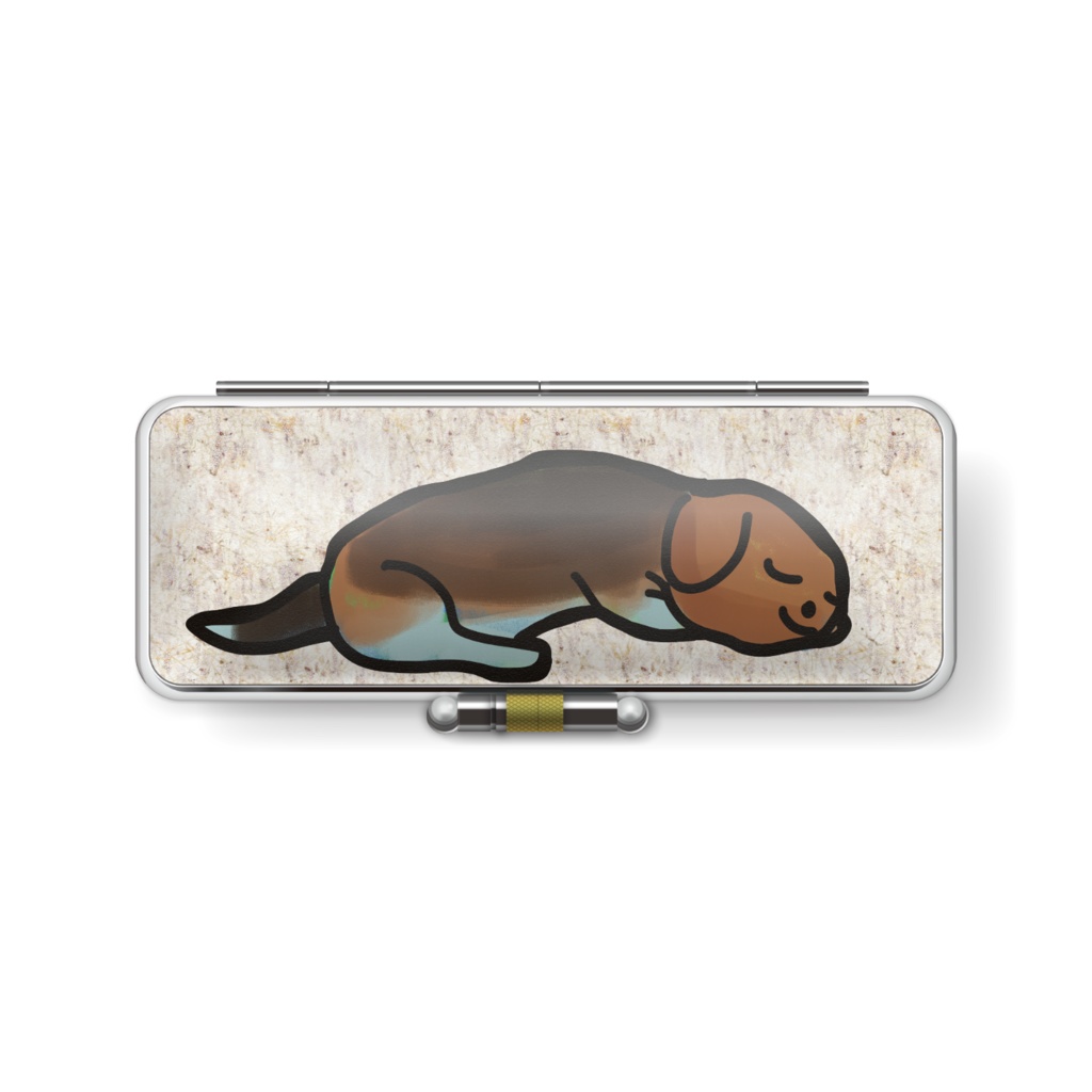 ビーグル犬親子の印鑑ケース