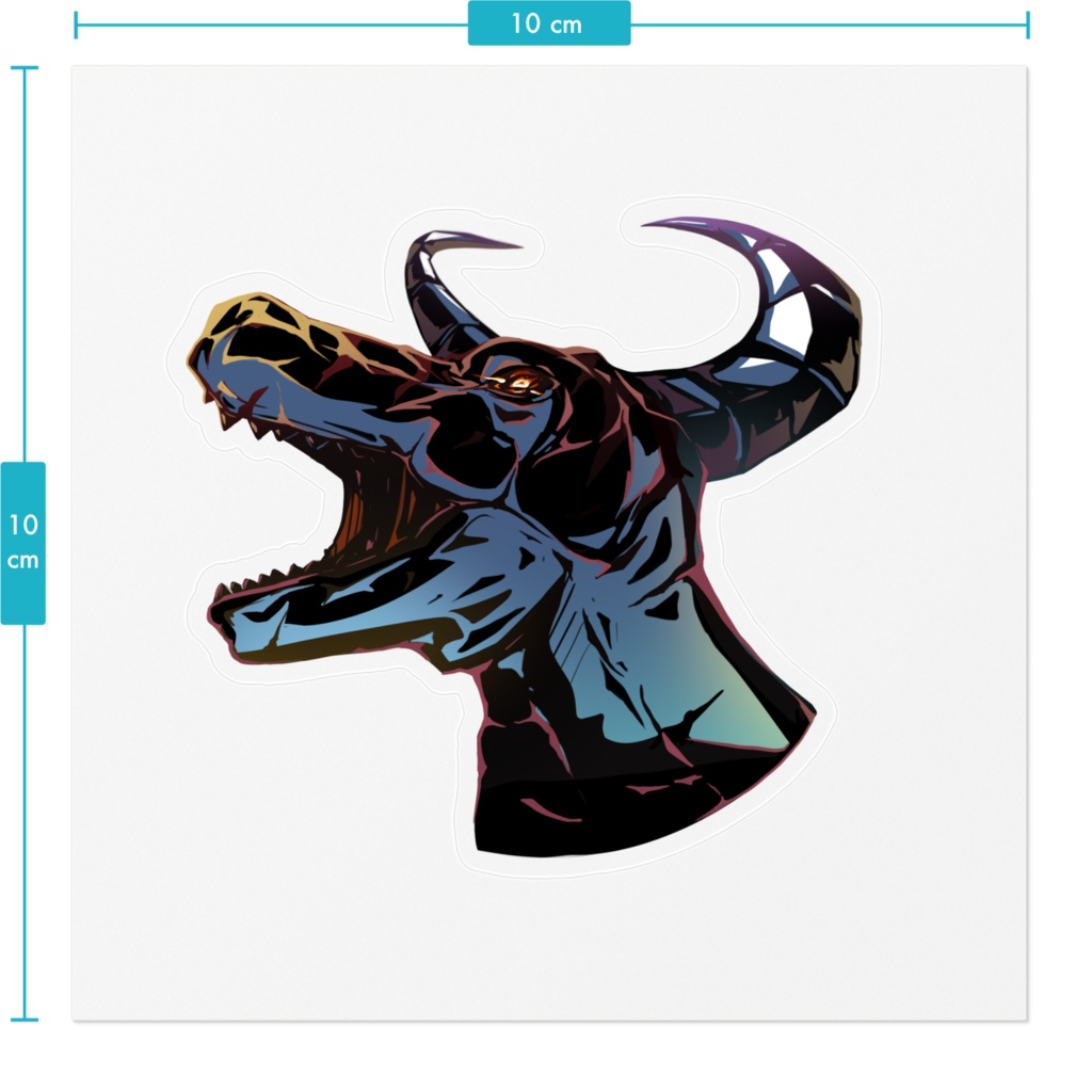 青龍ステッカー(クリア)