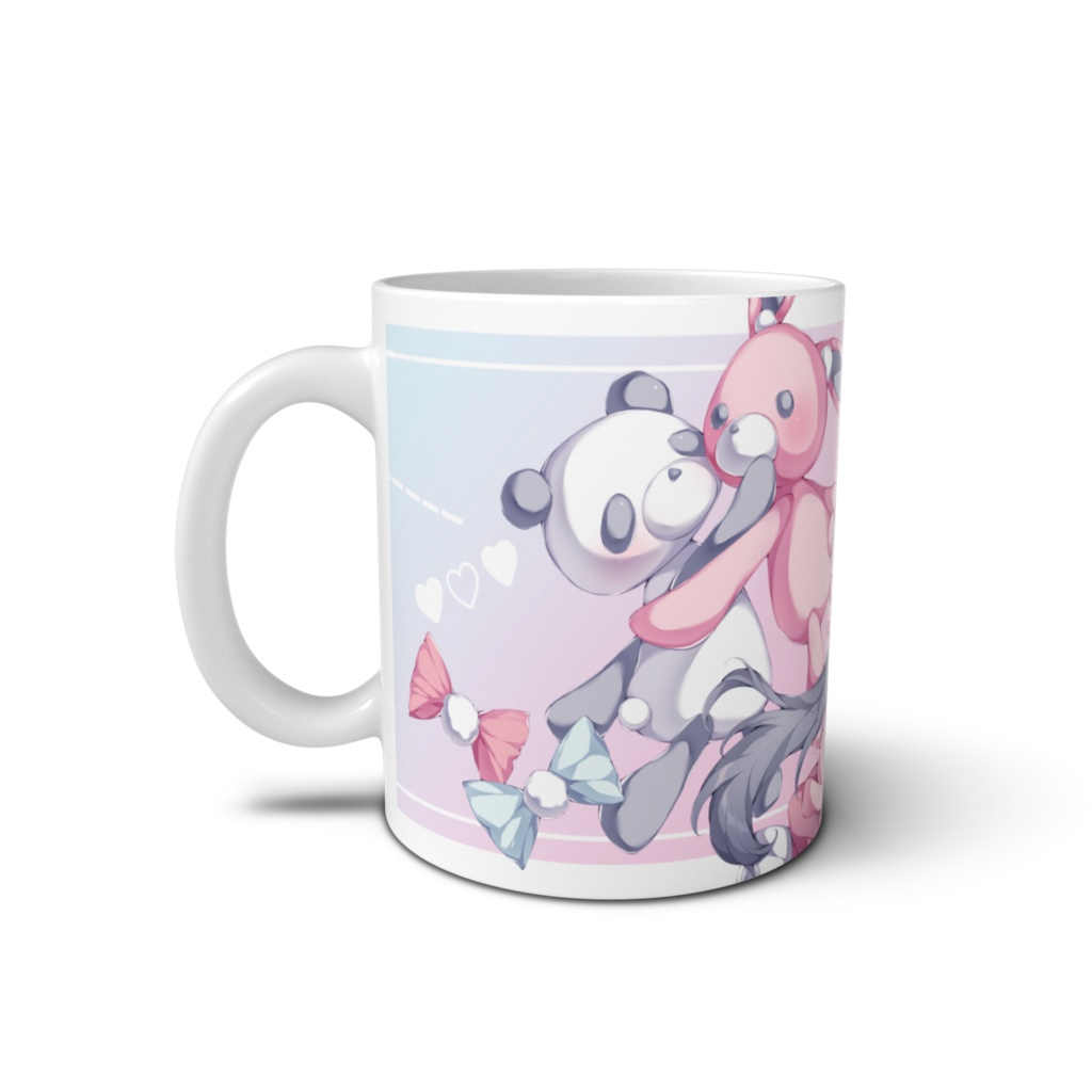 うさパンダちゃん仲良しマグカップ
