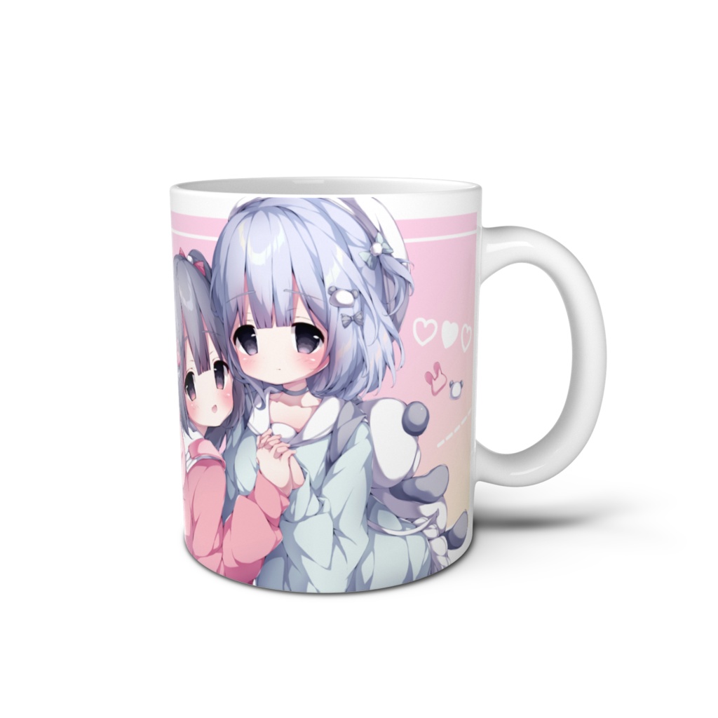 うさパンダちゃん仲良しマグカップ