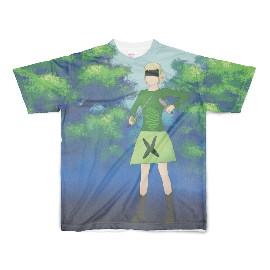 SフルグラフィックTシャツ、女性レンジャー