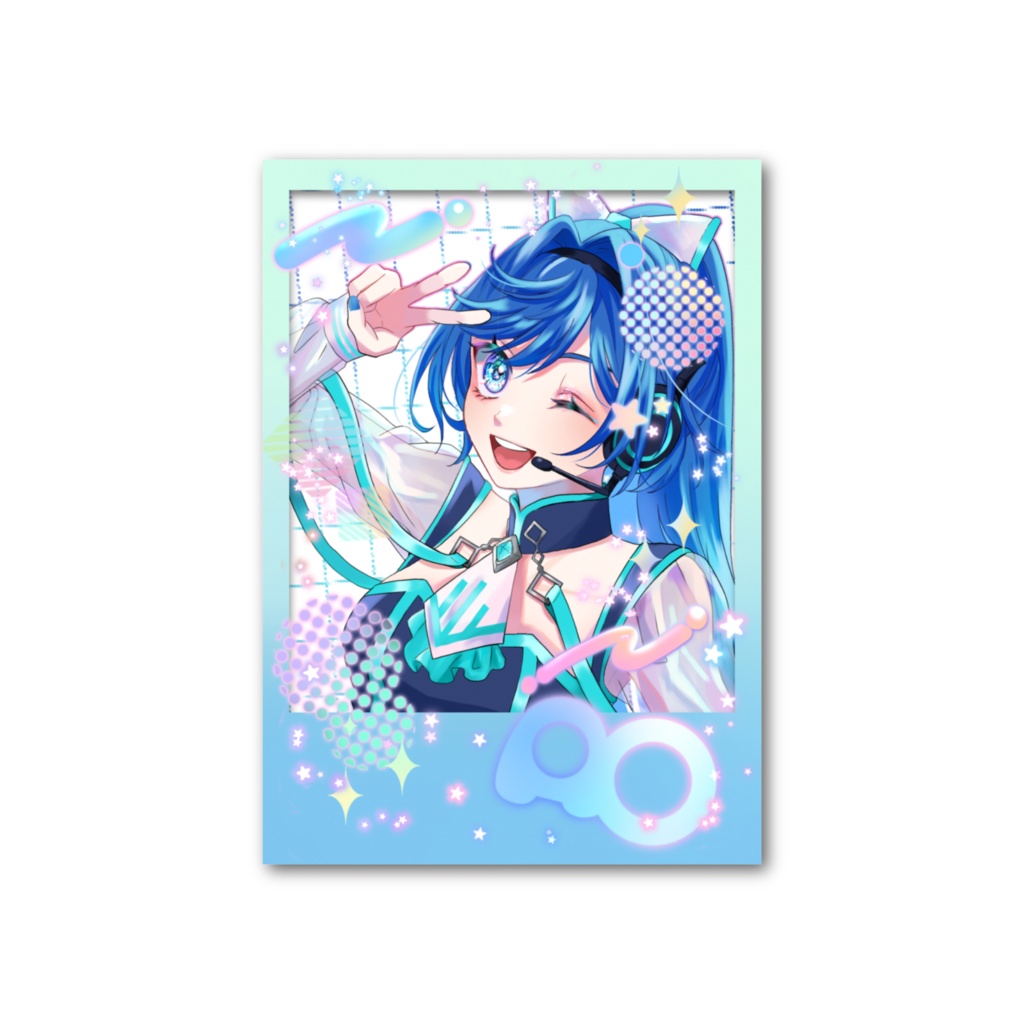 アイドルアオちゃんフォト風カード