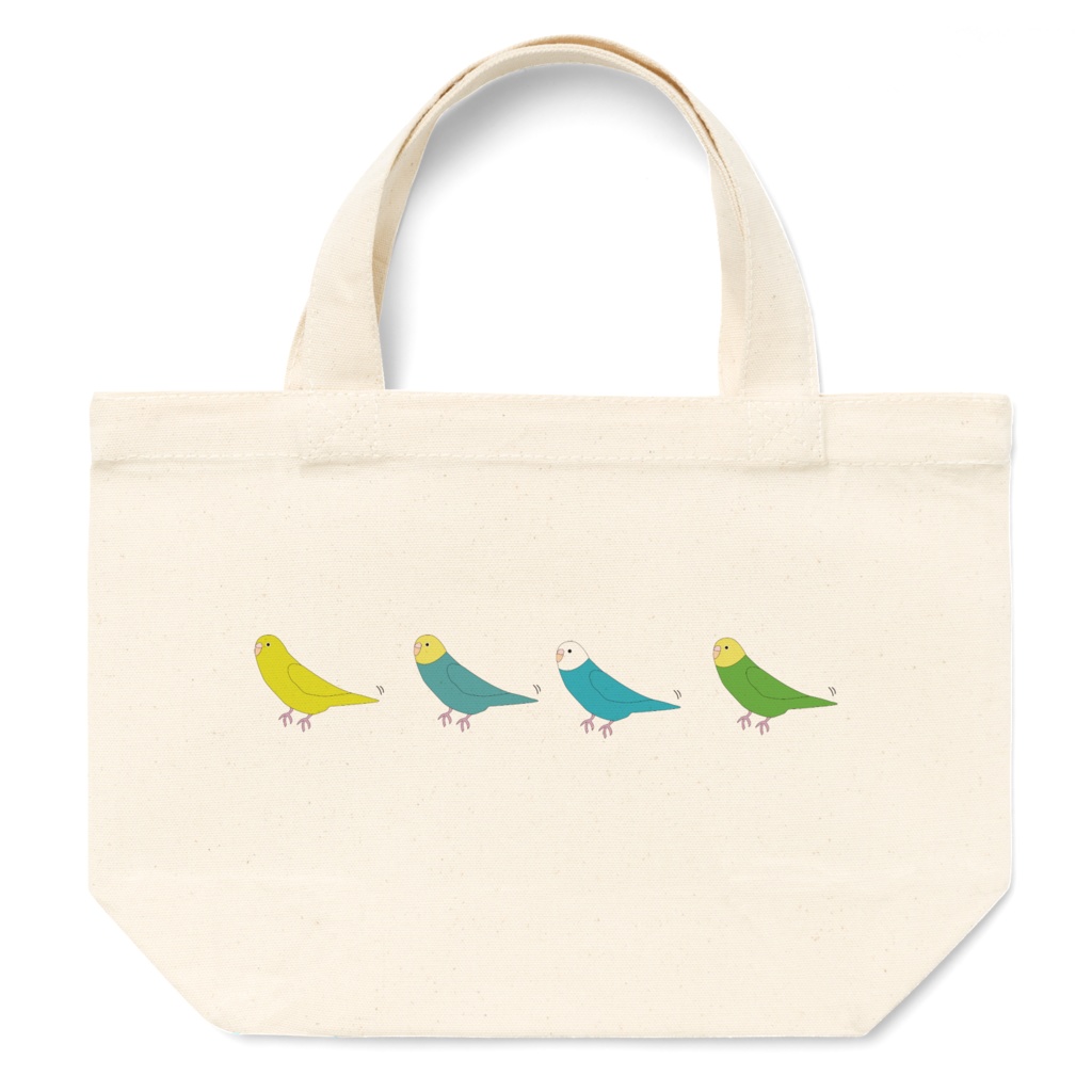 ダンシングセキセイインコ♪トートバッグ