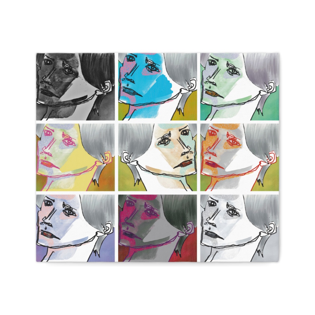 色違いの女性画 セット画+単体9種(a-f)