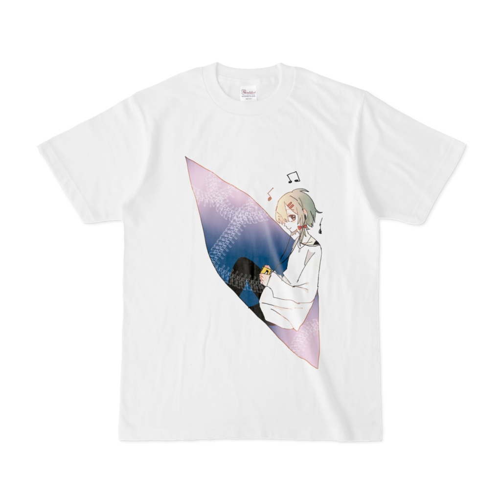 音楽を楽しむTシャツ