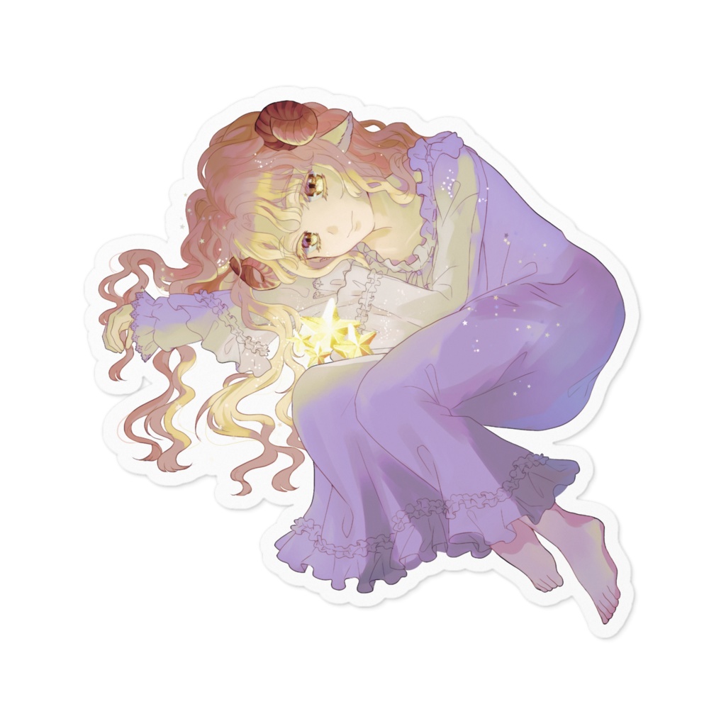 星を纏う角娘