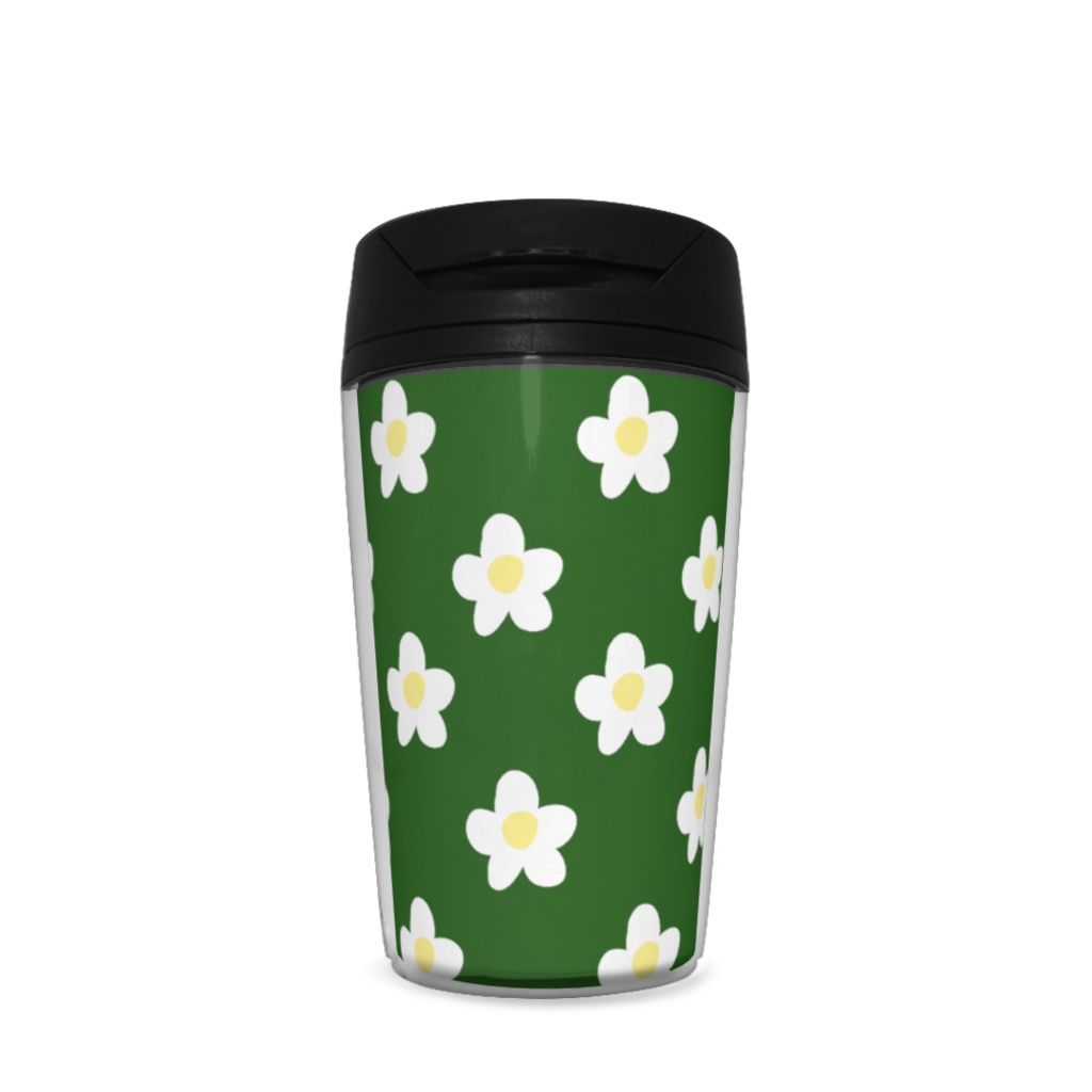 お花柄タンブラー