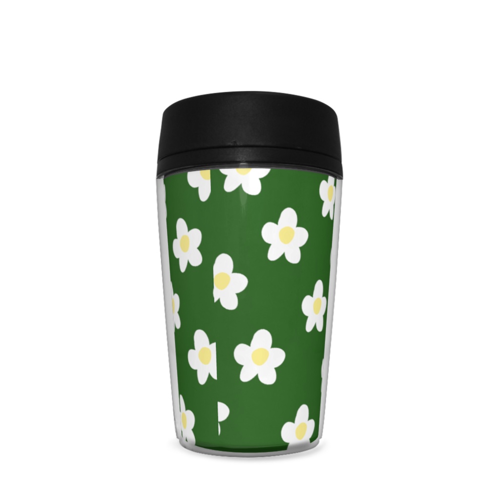 お花柄タンブラー