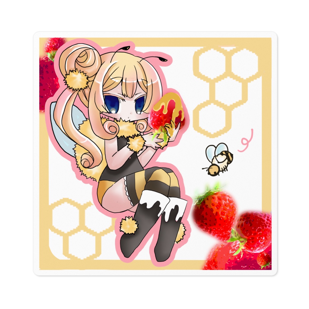 みつばちちゃんステッカー