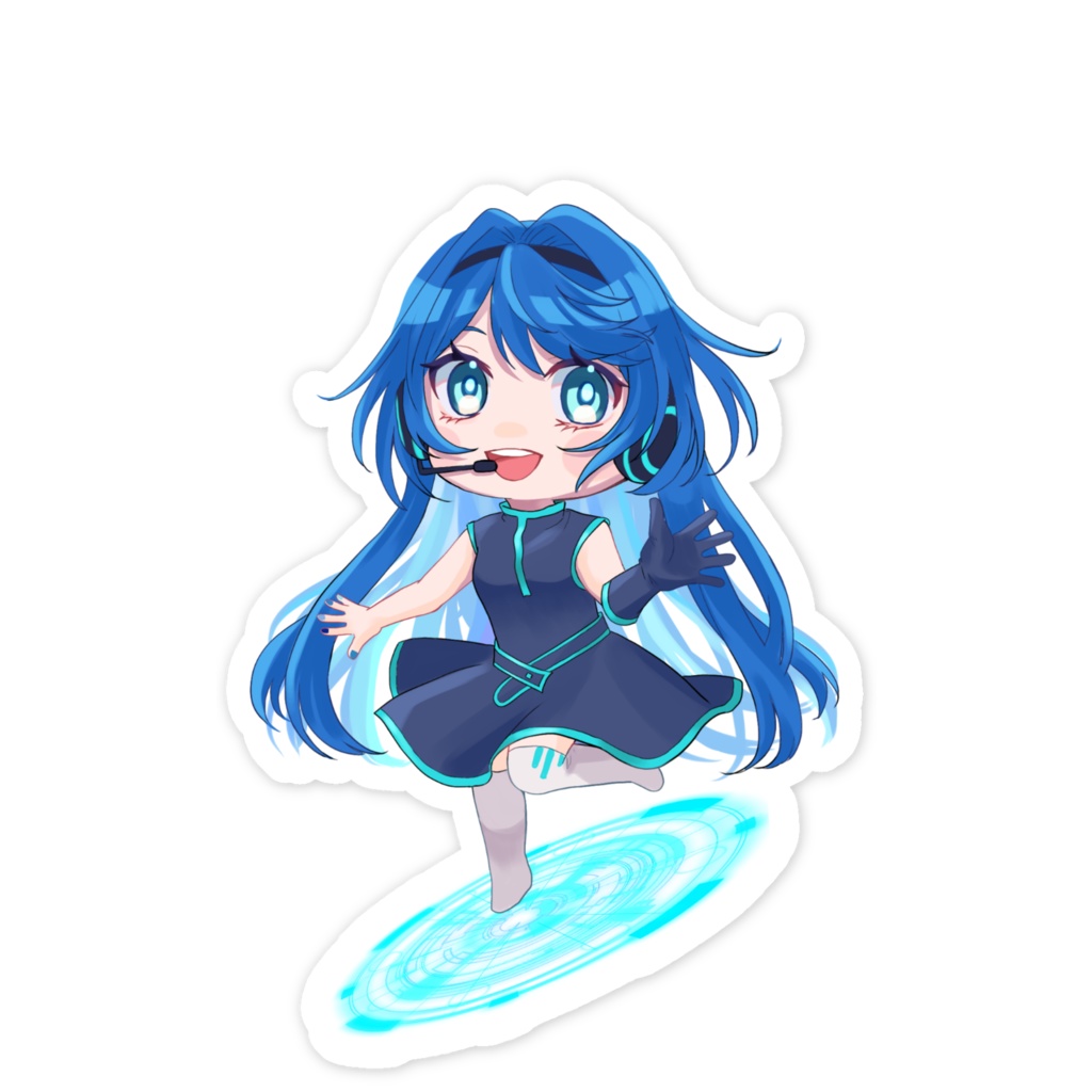 AOちゃんのスマホステッカー