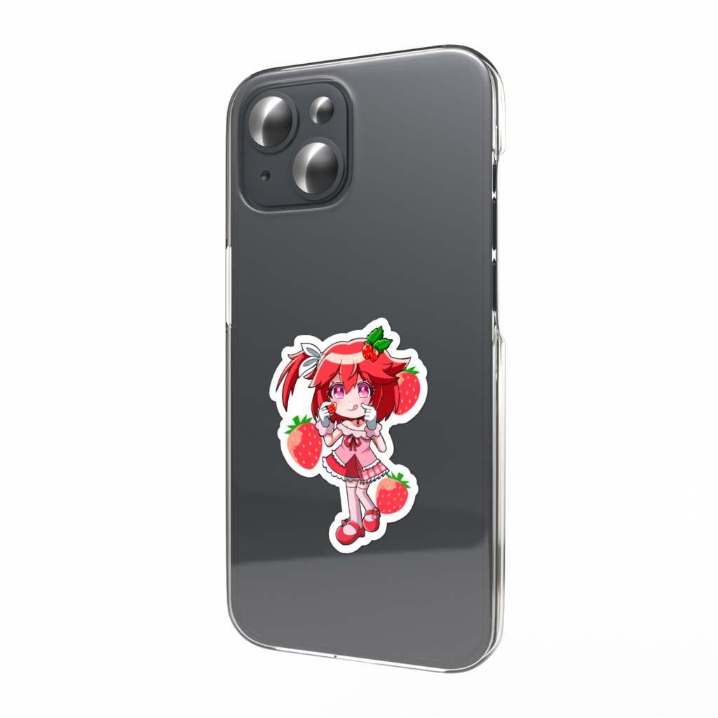フルーツガールズミニキャラ スマホステッカー