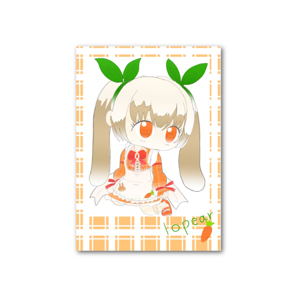 フォト風カードロップイヤーちゃん