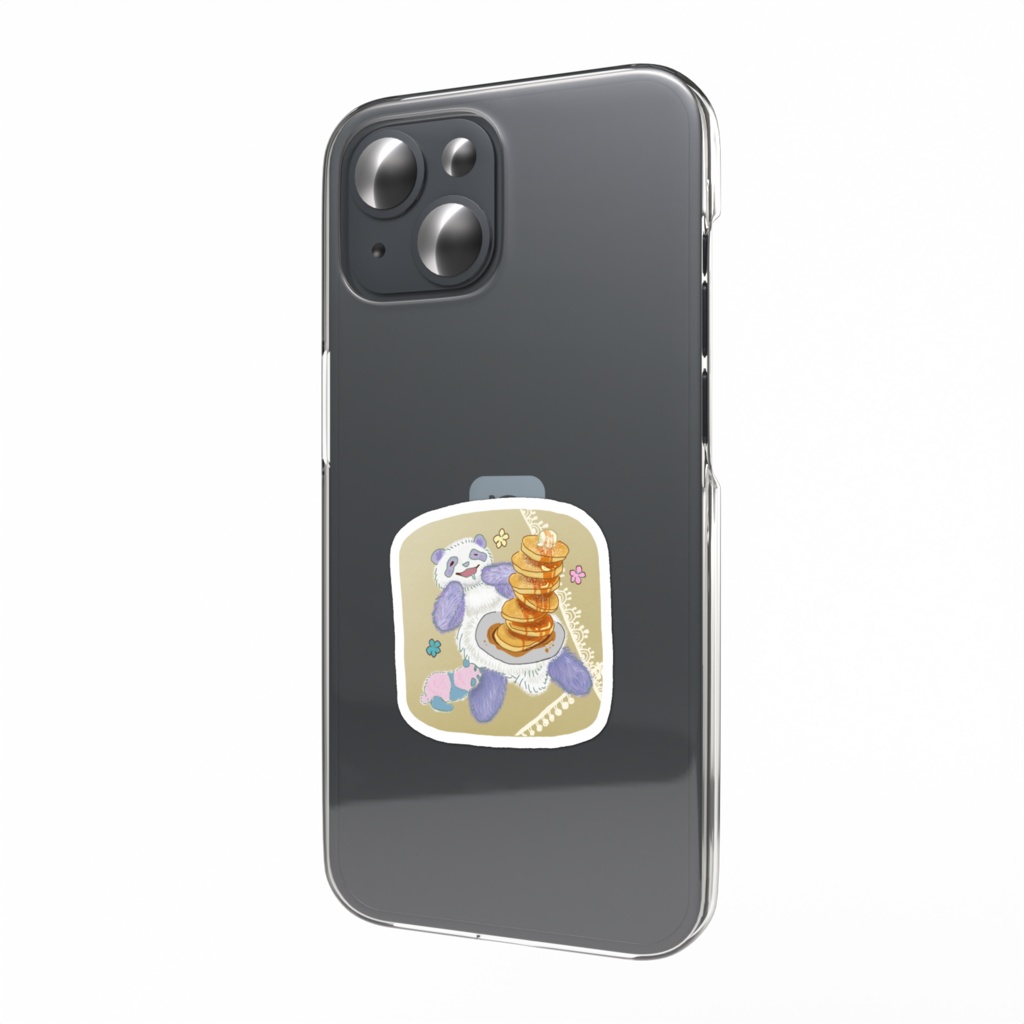 パンダと！パンケーキ2 （スマホステッカー）