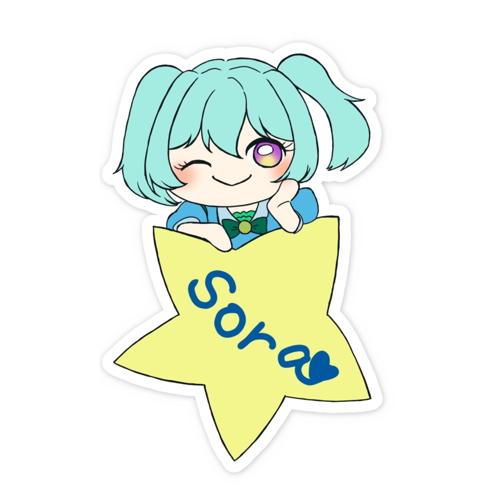 soraちゃんステッカー