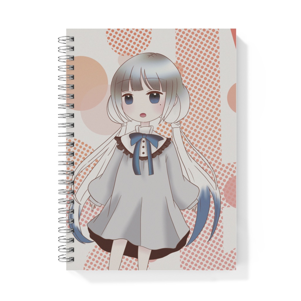 おさげのツインテールちゃんリングノート