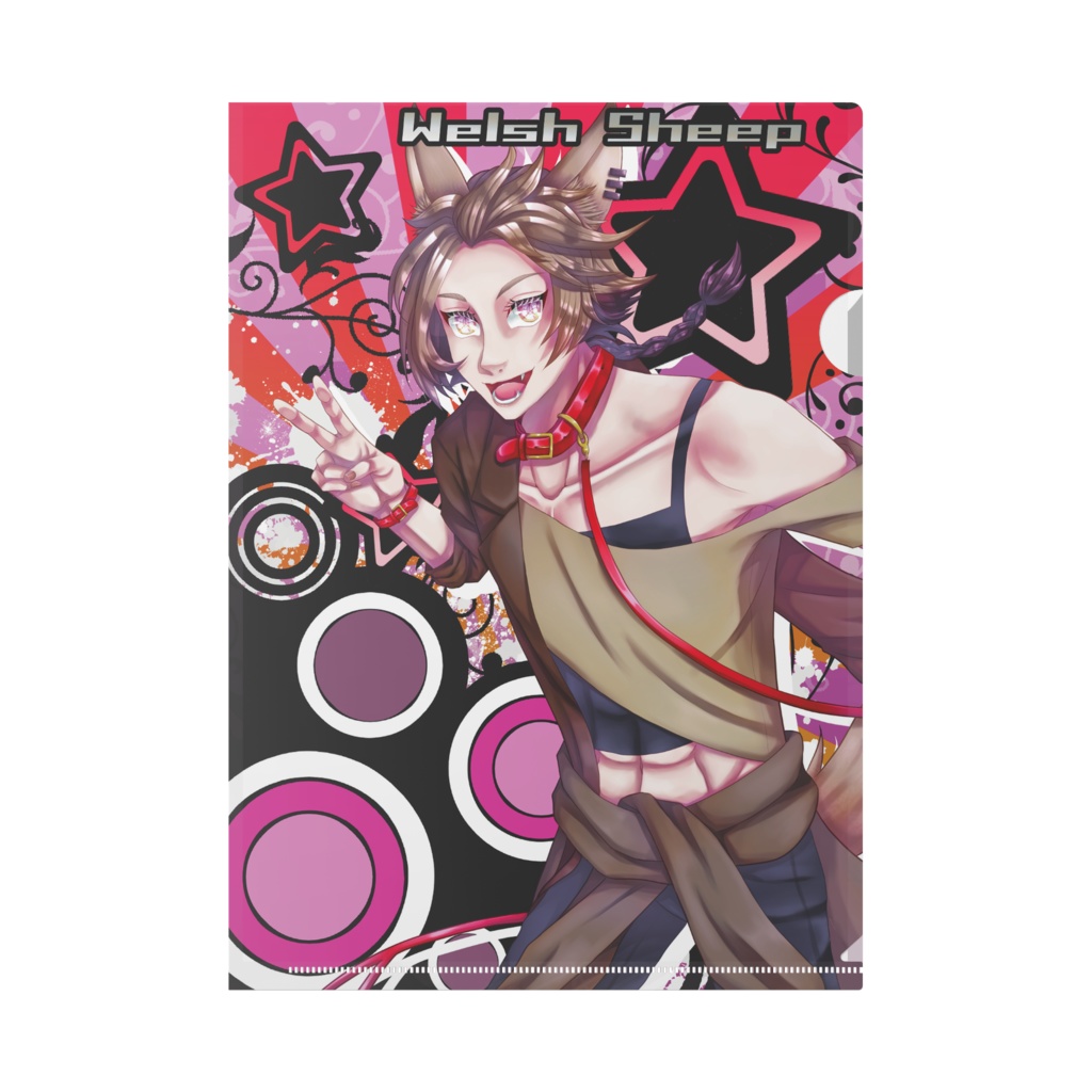 ウェルシュシップクリアファイル