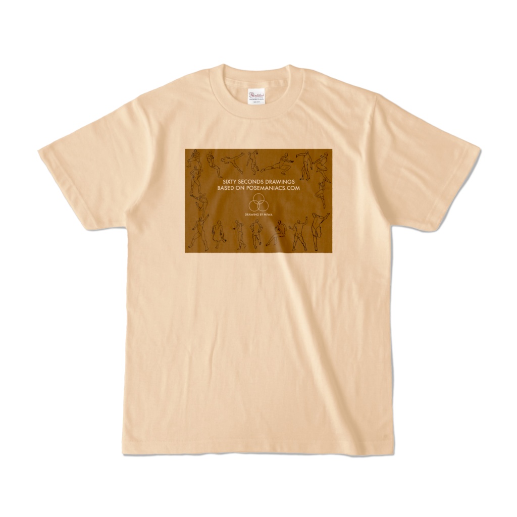 60秒ドローイングTシャツ45