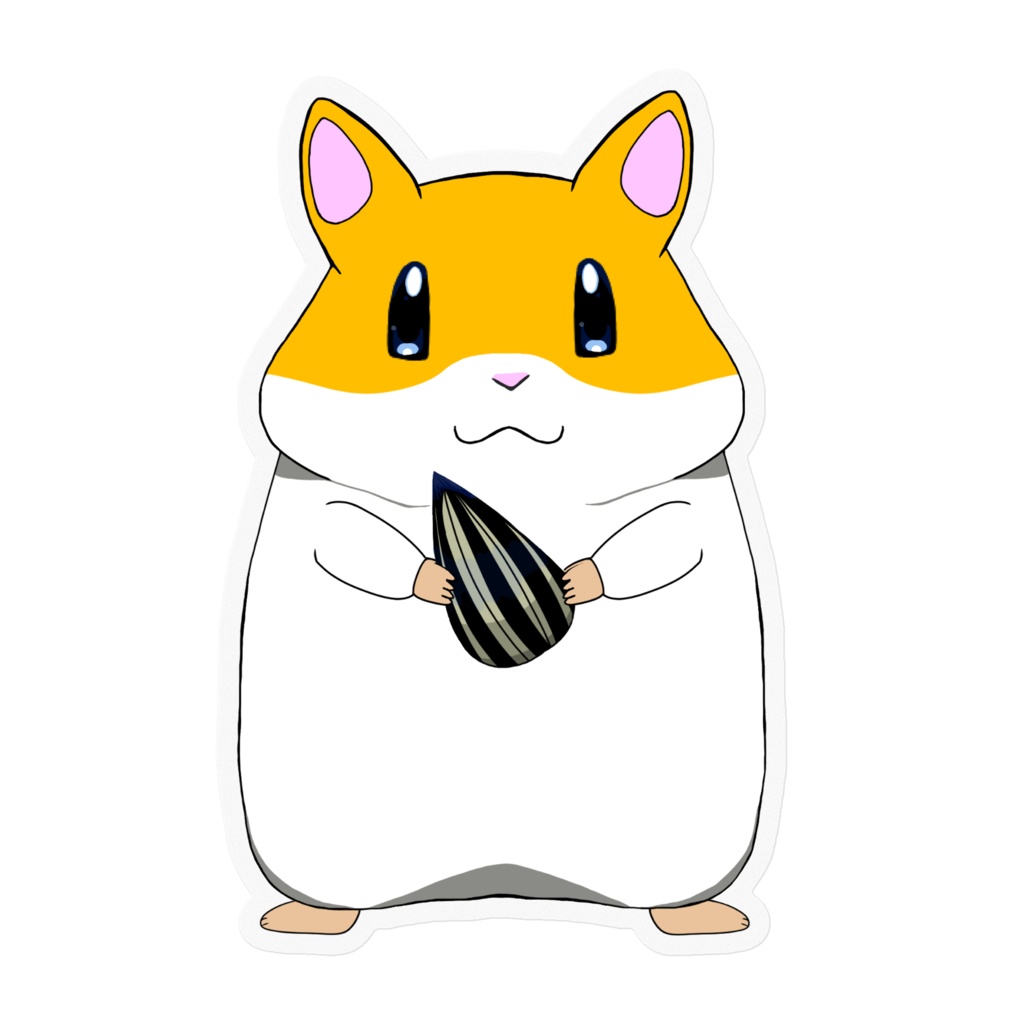 ゴールデンハムスターステッカー