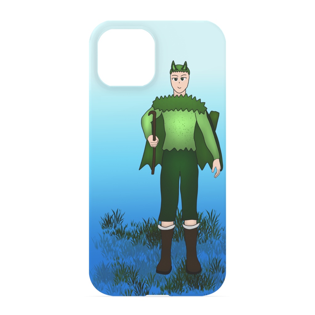 iPhone13ケース、獣人のドルイド