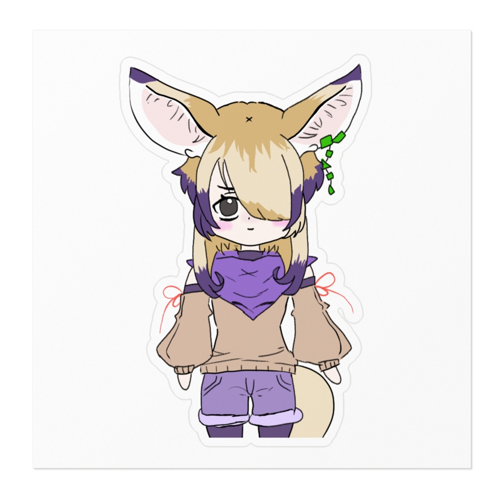 フェネックステッカー