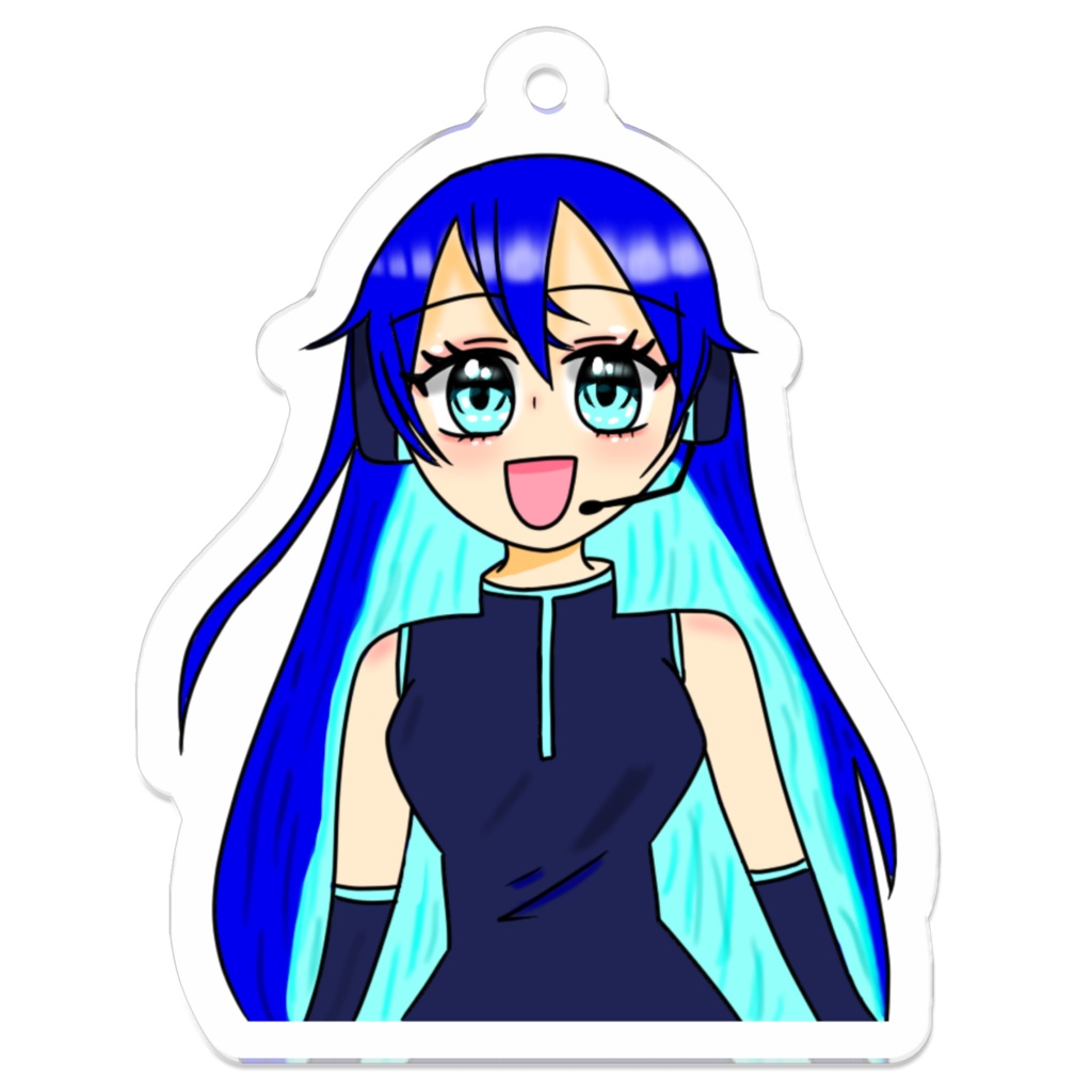 AOちゃんのアクリルキーホルダー