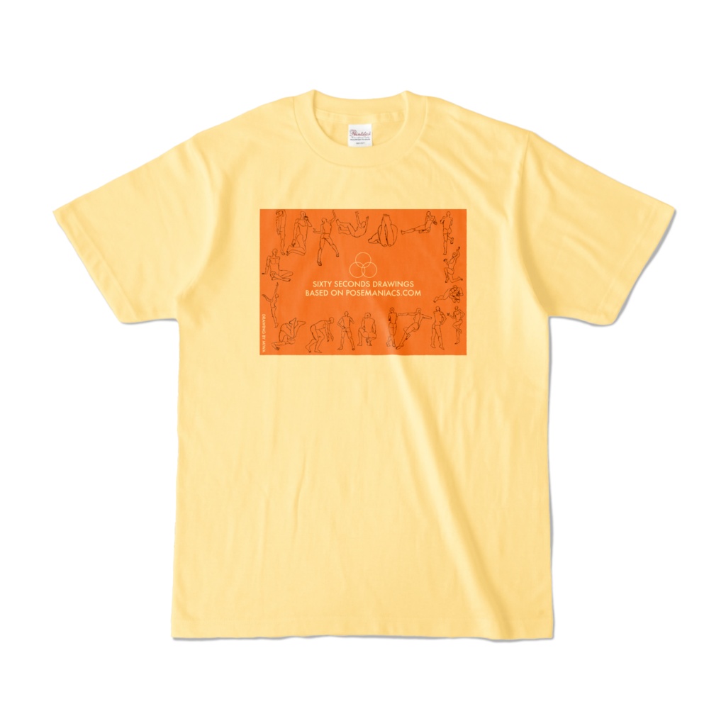 60秒ドローイングTシャツ65