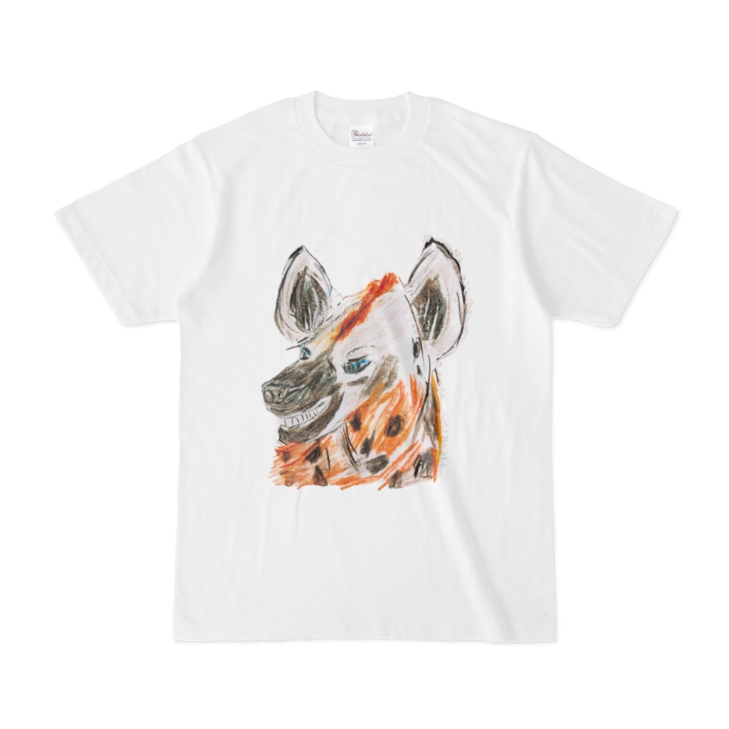 【色鉛筆で描いた！】チョイ悪😸ハイエナTシャツ