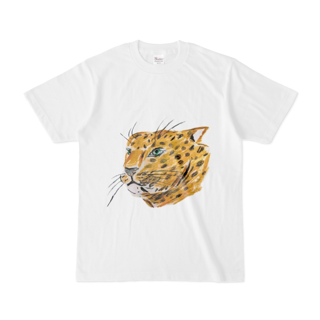【色鉛筆で描いた!】イケイケ😸ヒョウTシャツ