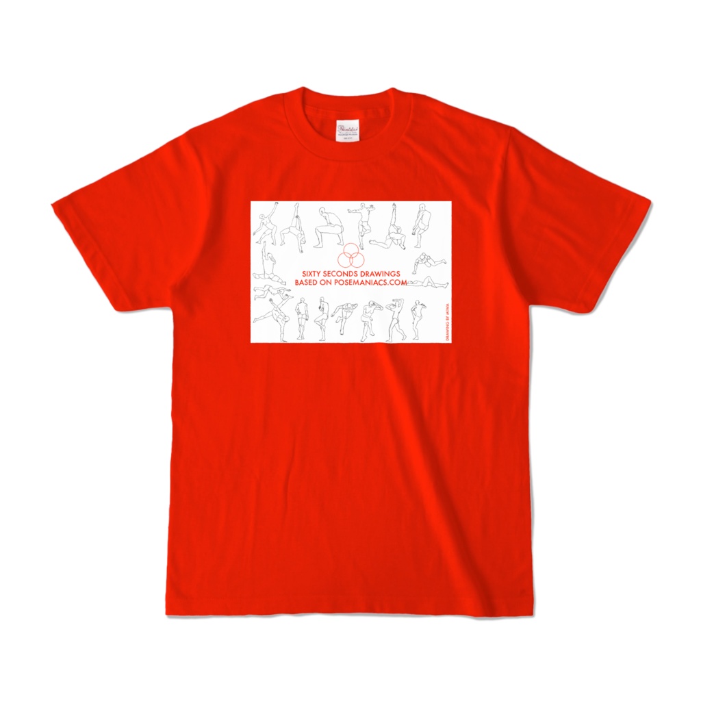 60秒ドローイングTシャツ66