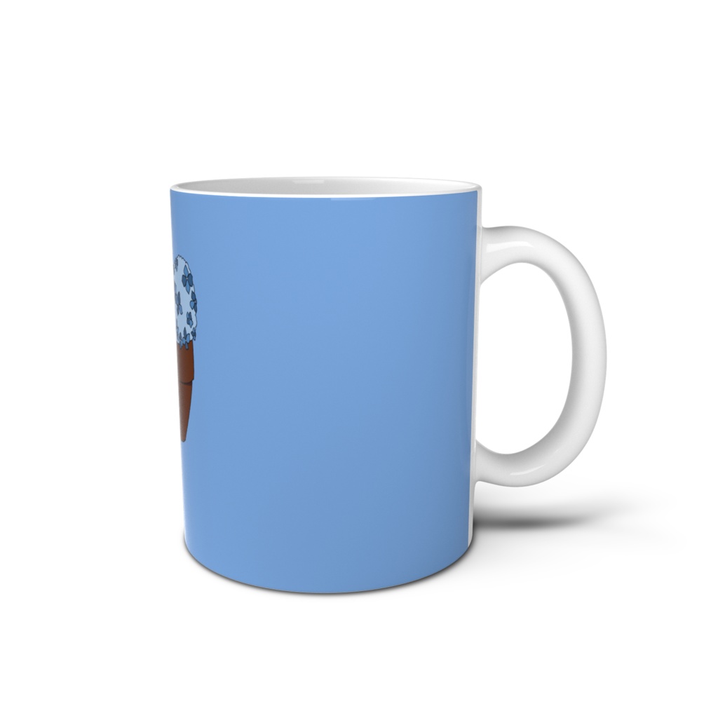 カエルと紫陽花