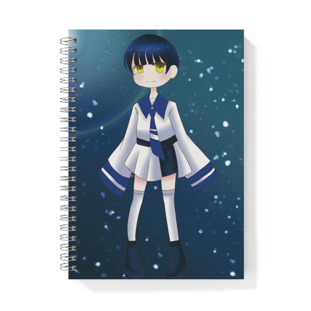 ショートカットな萌え袖リングノート