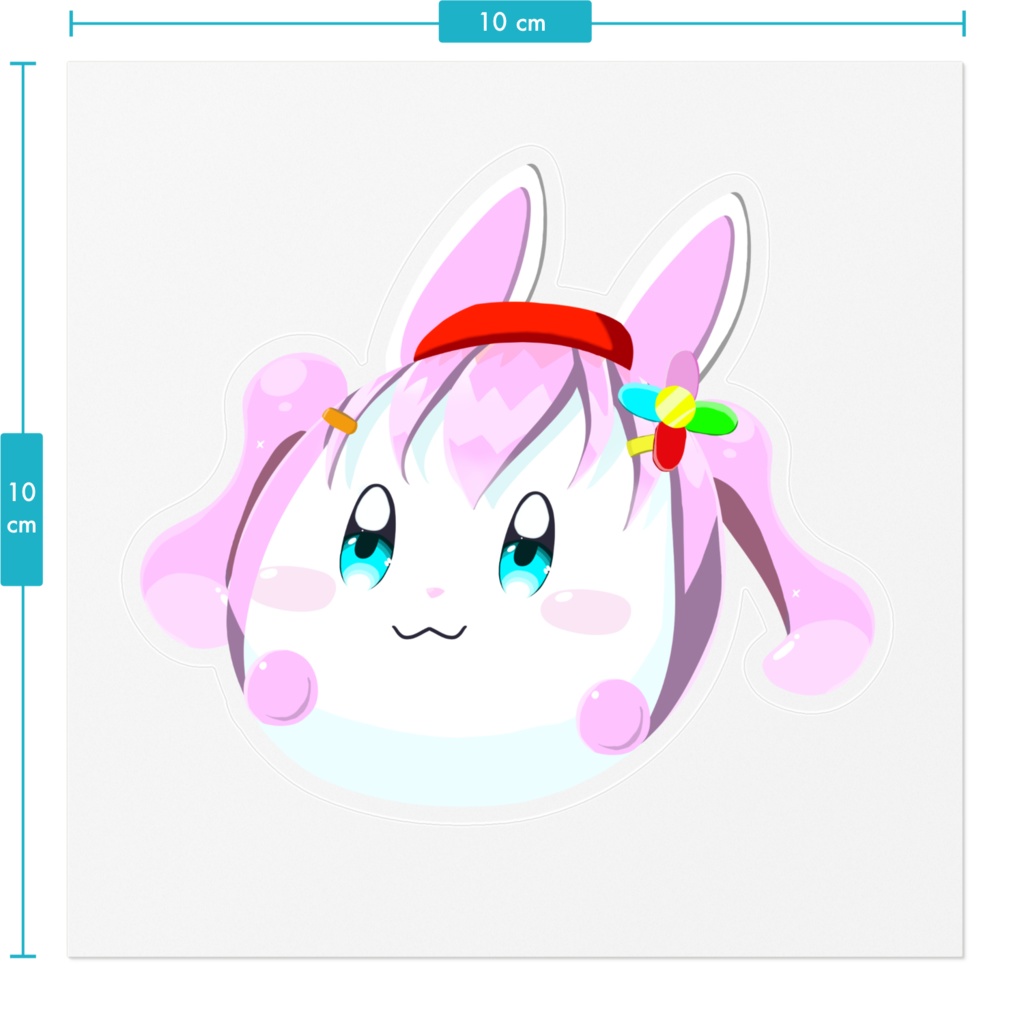 花野咲まんじゅうステッカー