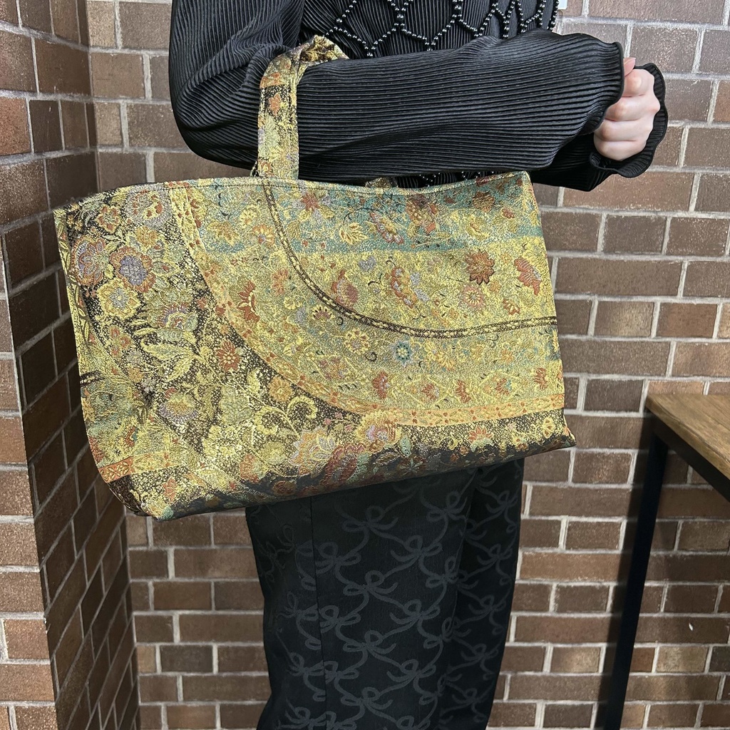 【九百錦織】【佐賀錦帯】帯リメイクバック