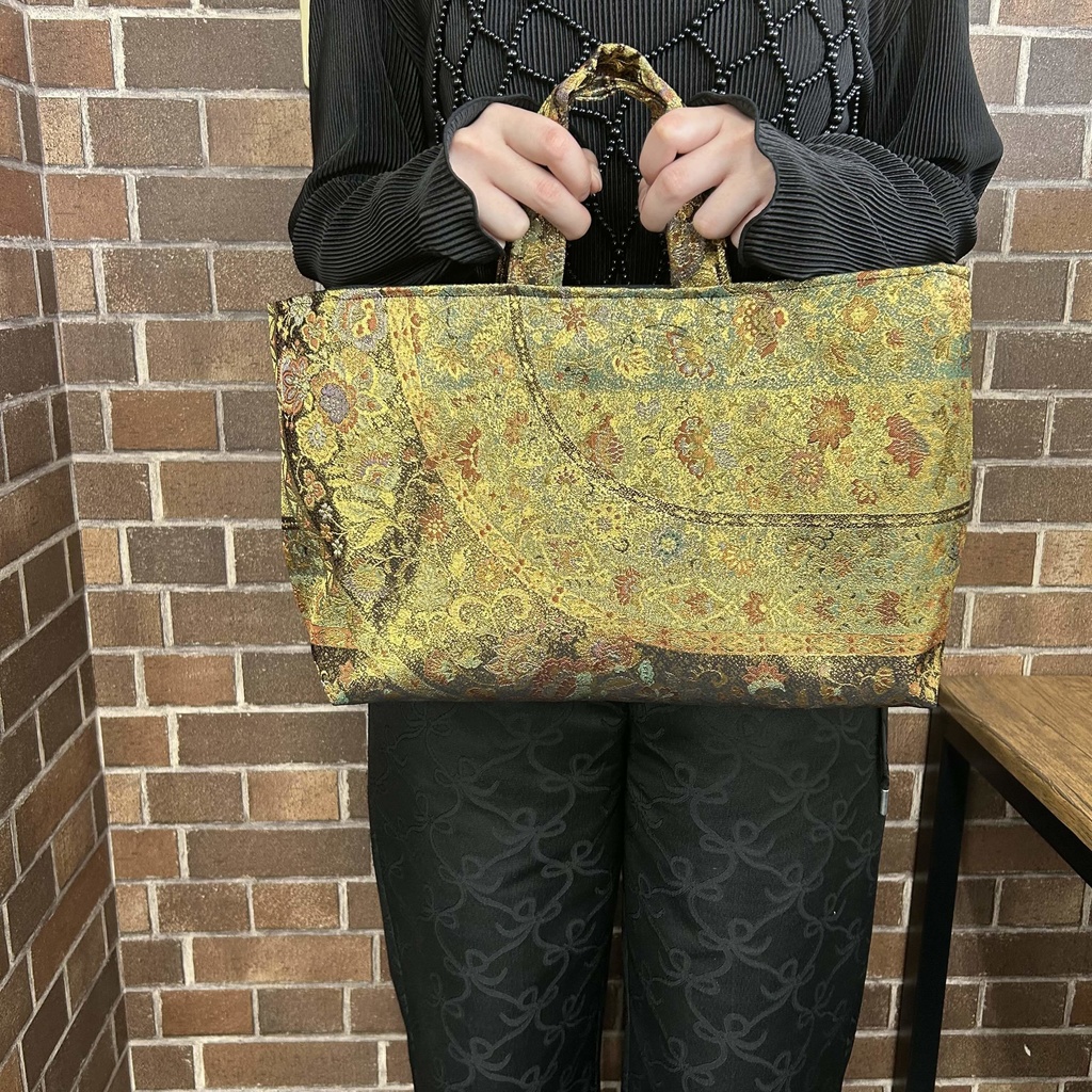 【九百錦織】【佐賀錦帯】帯リメイクバック