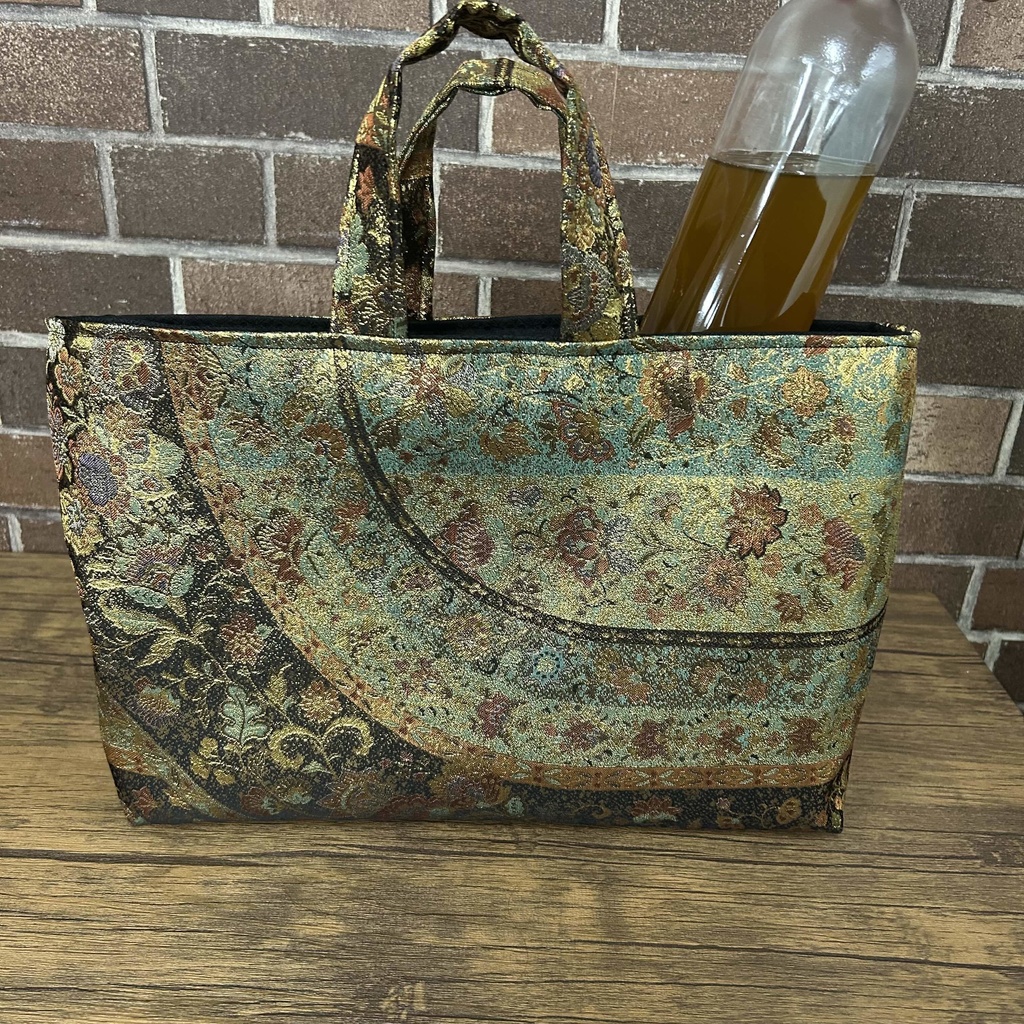 【九百錦織】【佐賀錦帯】帯リメイクバック