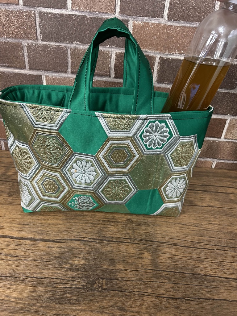 【 菊模様】帯リメイクバック