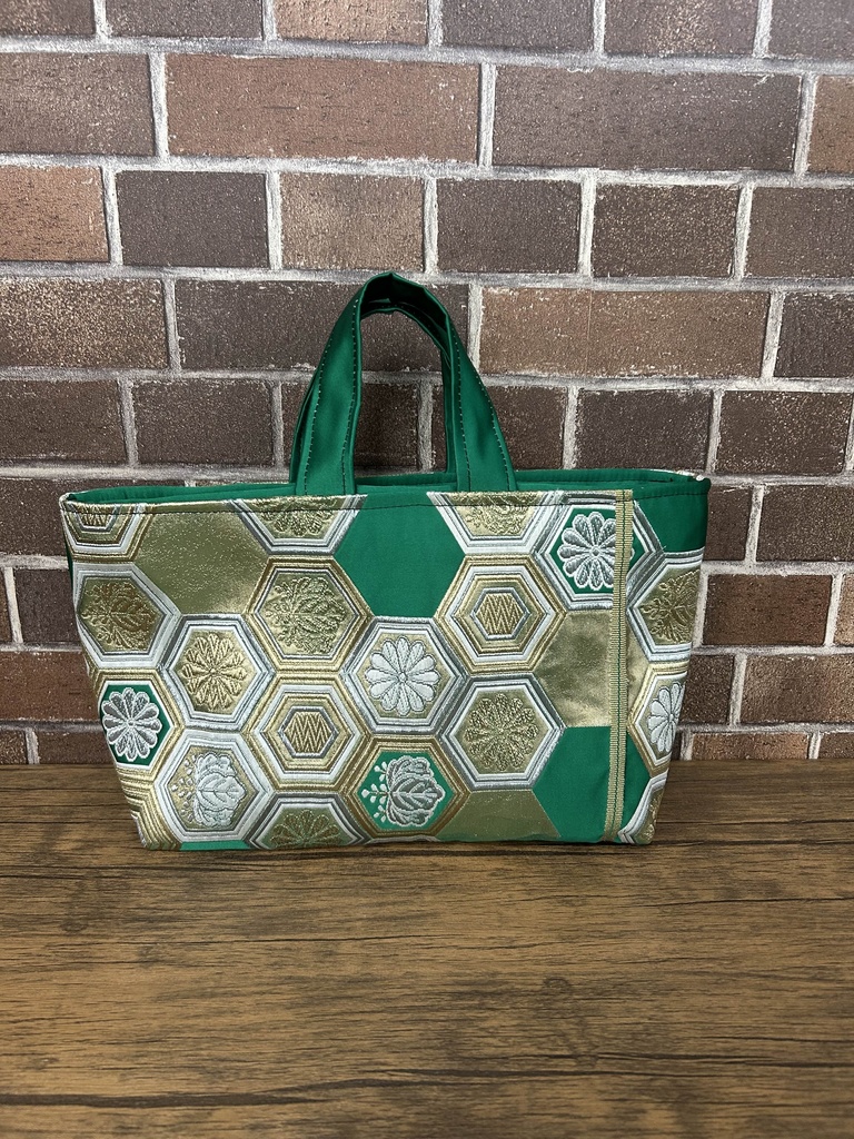 【 菊模様】帯リメイクバック